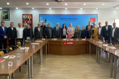 CHP Edirne'den Keşan İlçe Başkanlığı'na ziyaret