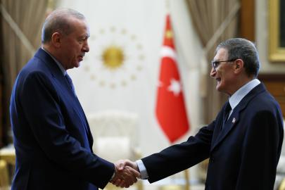 Cumhurbaşkanı Erdoğan, Aziz Sancar'ı kabul etti