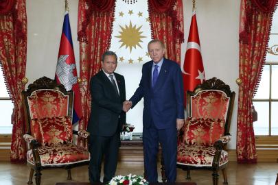 Cumhurbaşkanı Erdoğan, Kamboçya Başbakanı Manet'i kabul etti