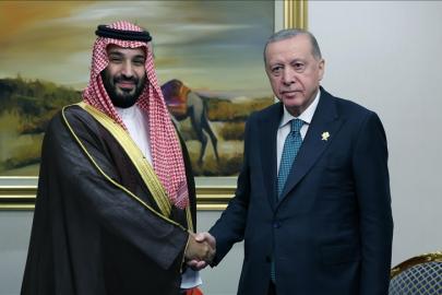 Cumhurbaşkanı Erdoğan Prens Selman ile görüştü