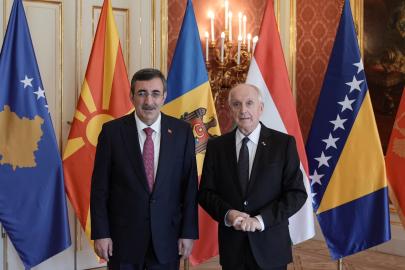 Cumhurbaşkanı Yardımcısı Yılmaz, Macaristan Cumhurbaşkanı Baka ile görüştü