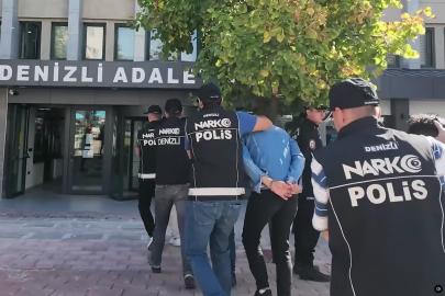 Denizli'de uyuşturucu operasyonu: 10 şüpheli tutuklandı