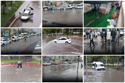 Diyarbakır'da sağanak yağış hayatı felç etti: Yollar göle döndü, vatandaşlar mağdur oldu