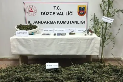 Düzce'de uyuşturucuya 2 gözaltı!