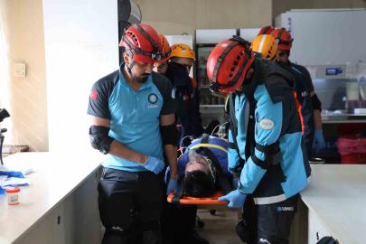 Elazığ’da deprem ve yangın tatbikatı