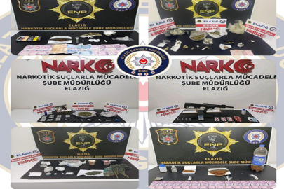 Elazığ’da uyuşturucu operasyonlarında 8 kişi tutuklandı