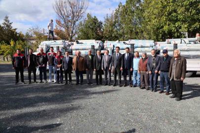 Erzincan’da 28 üreticiye 15,5 ton sera örtüsü desteği sağlandı