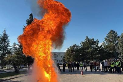 Erzincan’da yangın güvenliği ve ilk yardım eğitimi