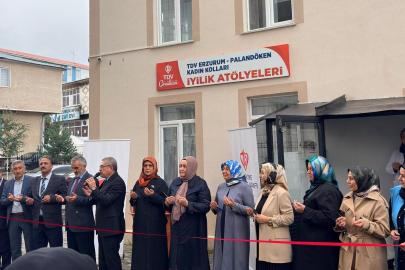 Erzurum’da "İyilik Atölyeleri" dualarla hizmete açıldı