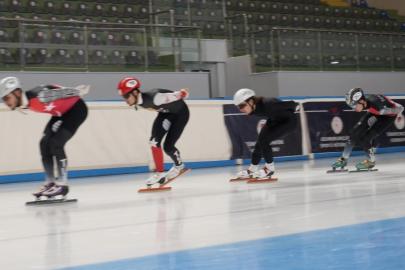Erzurum’da short track heyecanı başlıyor: 43 kulüpten 217 sporcu pistte