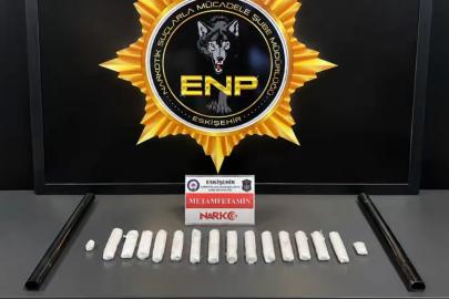 Eskişehir'de 1 kilo 126 gram metamfetamin ele geçirildi