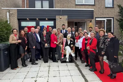 Hollanda Atatürk Evi’nde coşkulu kutlama