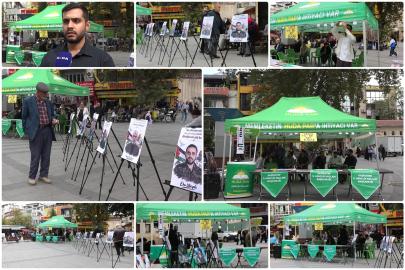 HÜDA PAR Gaziantep İl Gençlik Kollarından Gazze için farkındalık standı