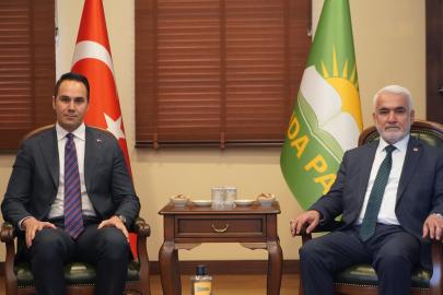HÜDA PAR Genel Başkanı Yapıcıoğlu, DYP Genel Başkanı Küpeli’yi ağırladı
