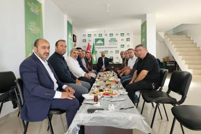 HÜDA PAR Viranşehir İlçe Başkanı Tekin basın mensuplarıyla buluştu