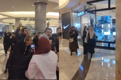 İşgalcilere Türkiye'de sağlık hizmeti veren çifte vatandaş Klodya Medina protesto edildi