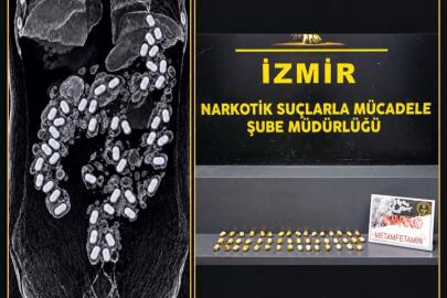 İzmir Havalimanı’nda yutulmuş 322 gram metamfetamin ele geçirildi