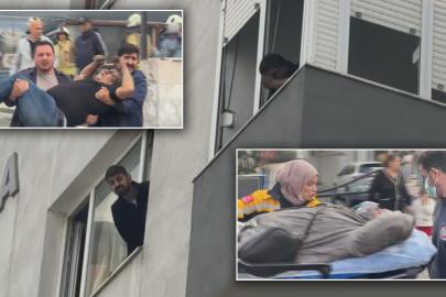 Kadıköy'de can pazarı. 8 katlı binada yangın çıktı