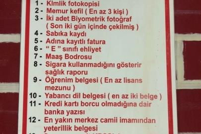 Kahvehanede veresiye için istenen 13 belge şaşırttı: KPSS’den imam yeterlilik belgesine