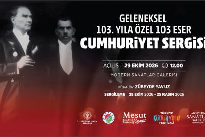 Kepez’de cumhuriyetin 103'üncü yılına özel sergi