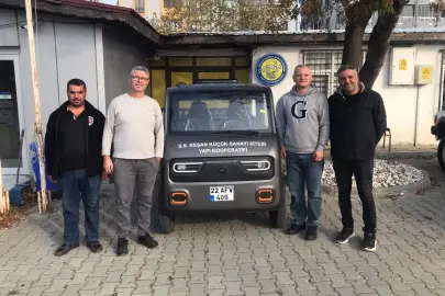 Keşan Küçük Sanayi Sitesi’ne anlamlı hediye