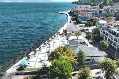 Kocaeli'de Gölcük Ulaşlı sahili yeni görünümüne kavuştu