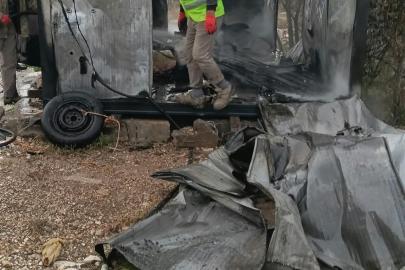 Konteyner evde çıkan yangında hayatını kaybetti