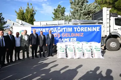Malatya kırsaldaki üreticinin yanında