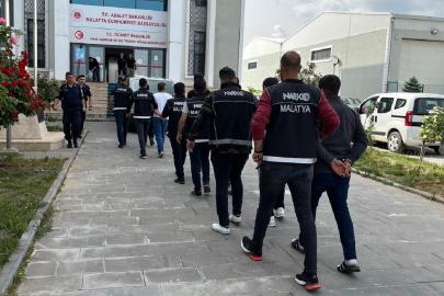 Malatya'da uyuşturucudan 11 tutuklama