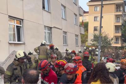Maltepe’deki çökmenin ardından binalardaki tadilatlar dikkat çekiyor