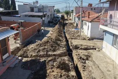 Manisa Yeşilköy’ün 40 yıllık içme suyu altyapısı yenilendi