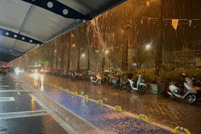 Marmaris’te sağanak etkili oldu