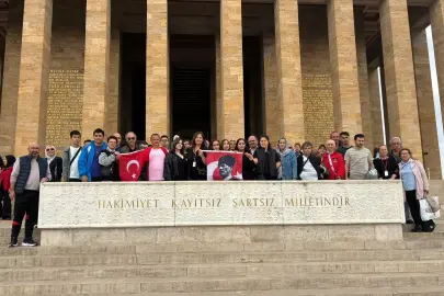 Mudanya ve Nilüfer’den Anıtkabir’e anlamlı ziyaret... Sevgi engel tanımadı