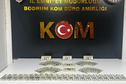 Muğla’da 46 bin 200 sahte dolar ele geçirildi: Bir şüpheli tutuklandı