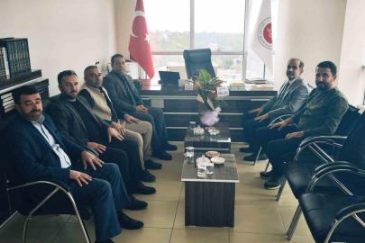 Nüfus Müdürlüğü personelinden Müftü Durmuş’a anlamlı ziyaret