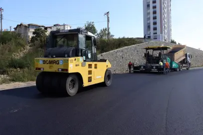 Ordu Fatsa’da asfalt mesaisi devam ediyor
