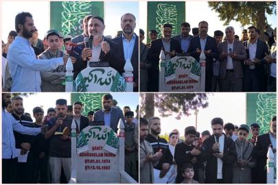Şehit Abdusselam İrdem, kabri başında anıldı