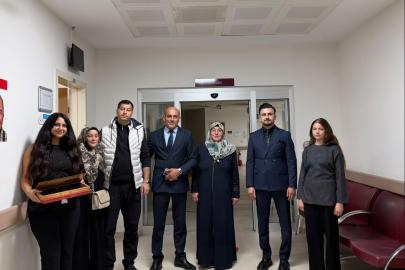 Tercan Devlet Hastanesi’nde hastalar ziyaret edildi