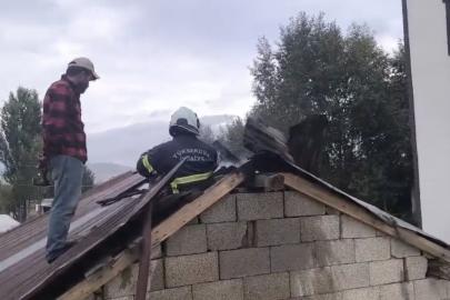 Yüksekova’da tandır evinde çıkan yangın söndürüldü